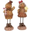 Clayre & Eef 6PR4271 Decoración hombre de jengibre 10x8x23 cm