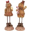 Clayre & Eef 6PR4272 Decoración hombre de jengibre 7x7x18 cm