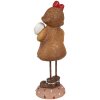 Clayre & Eef 6PR4273 Decoración hombre de jengibre 10x8x23 cm