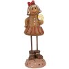Clayre & Eef 6PR4274 Decoración hombre de jengibre 7x7x18 cm