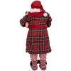 Clayre & Eef 65627 Decoración Papá Noel 27x13x50 cm
