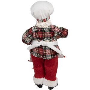 Clayre & Eef 65629 Decoración Papá Noel 16x9x28 cm