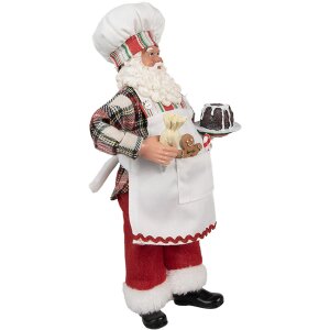 Clayre & Eef 65629 Decoración Papá Noel 16x9x28 cm