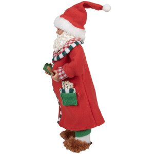 Clayre & Eef 65630 Decoración Papá Noel 15x9x28 cm