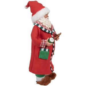 Clayre & Eef 65630 Decoración Papá Noel 15x9x28 cm