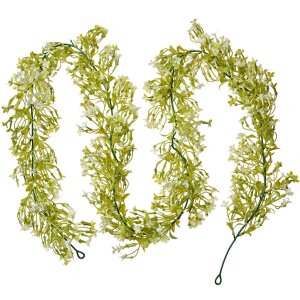 Clayre & Eef 6PL0299 Guirnalda de flores artificiales...