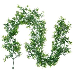 Clayre & Eef 6PL0300 Guirnalda decorativa verde...