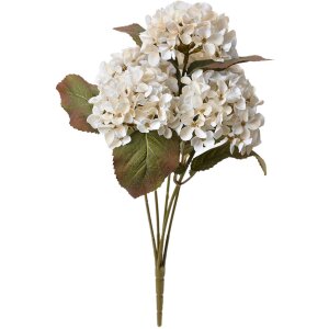 Clayre & Eef 6PL0303 Flor artificial Hortensia Blanca...