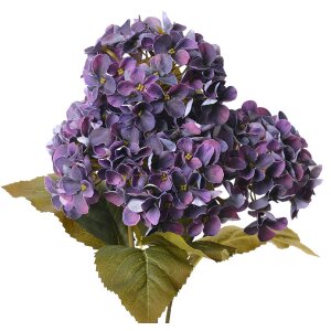Clayre & Eef 6PL0304 Flor artificial Hortensia morada...