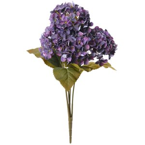 Clayre & Eef 6PL0304 Flor artificial Hortensia morada...