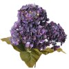 Clayre & Eef 6PL0304 Flor artificial Hortensia morada verde 18x16x44 cm