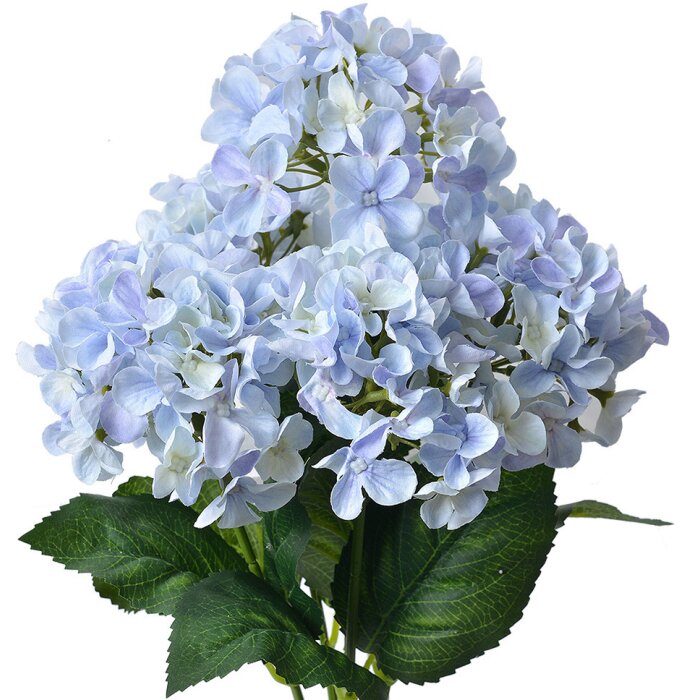 Clayre & Eef 6PL0305 Flor artificial Hortensia morada verde 15x15x45 cm