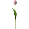 Clayre & Eef 6PL0311 Tulipán artificial Rosa 4x4x32 cm Flor de plástico