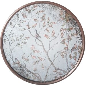 Clayre & Eef 52S315 Espejo Color Cobre Ø 61x3...