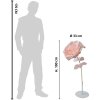 Clayre & Eef 50780 Decoración Rosa Ø 33x100 cm