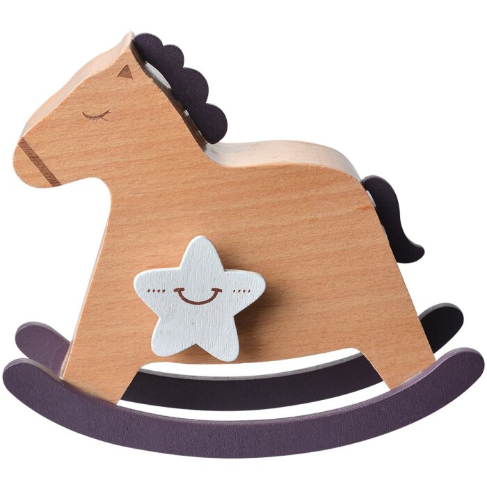 Clayre & Eef 65665 Caja de música 13x4x10 cm Caballo