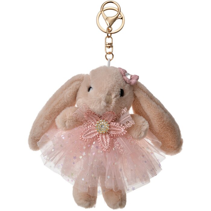 Clayre & Eef TW0614 Llavero Conejo 10x5x15 cm Beige