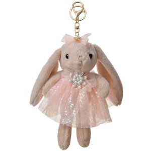 Clayre & Eef TW0615 Llavero Conejo 10x8x22 cm Beige
