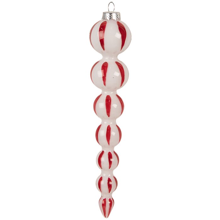 Clayre & Eef 6GL4614 Adornos para el árbol de Navidad Ø 3x18 cm