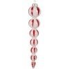 Clayre & Eef 6GL4614 Adornos para el árbol de Navidad Ø 3x18 cm