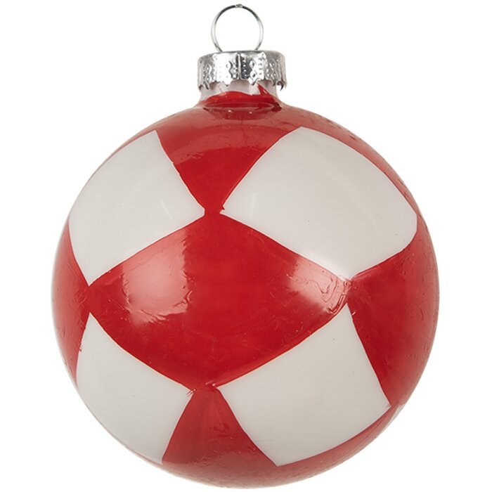 Clayre & Eef 6GL4615 Adornos para el árbol de Navidad Ø 8x8 cm