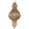 Clayre & Eef 6GL4624 Adornos para el árbol de Navidad Ø 7x14 cm