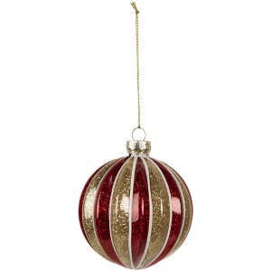 Clayre & Eef 6GL4627 Adornos para el árbol de Navidad Ø 10x10 cm