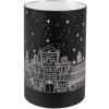 Clayre & Eef 6GL4672 Portacandelitas LED Ø 9x16 cm / 3xAA