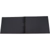 Álbum espiral Exacompta LIFE rojo 32x22cm 50 páginas negro 250g/m² gofrado dorado
