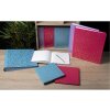 Exacompta libro de visitas 140 páginas oro 21x19cm Ciruela verde turquesa
