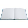 Exacompta libro de visitas 140 páginas oro 21x19cm Ciruela verde turquesa