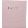 Exacompta libro de visitas 388E 140 páginas borde dorado Skandi Nude 21x19 cm