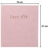 Exacompta libro de visitas 388E 140 páginas borde dorado Skandi Nude 21x19 cm