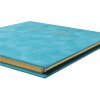 Exacompta 389E Libro de visitas 140 páginas borde dorado Skandi turquesa 21x19 cm