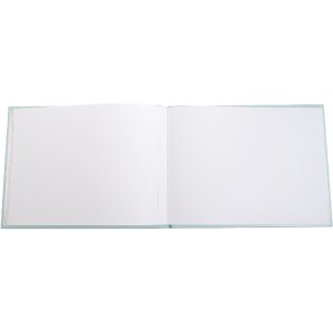 Exacompta álbum de fotos bebé 30 páginas blanco 28,5x22 cm verde pastel formato apaisado