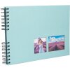 Álbum de fotos en espiral Exacompta MILANO Verde 32x22 cm 50 páginas negras 250 g/m².