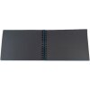 Álbum de fotos en espiral Exacompta MILANO Azul 32x22 cm 50 páginas negras 250 g/m².