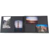 Exacompta álbum de fotos espiral MILANO 32x22 cm 50 páginas negro gris