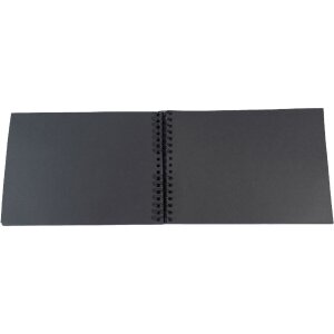Exacompta álbum de fotos espiral MILANO 32x22 cm 50 páginas negro Scrapbooking