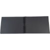 Exacompta álbum de fotos espiral MILANO 32x22 cm 50 páginas negro Scrapbooking