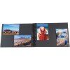 Exacompta álbum de fotos espiral MILANO 32x22 cm 50 páginas negro Scrapbooking