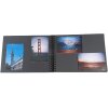 Exacompta álbum de fotos espiral MILANO 32x22 cm 50 páginas negro para scrapbooking