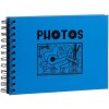 Álbum de fotos Exacompta encuadernación en espiral Musicart azul 50 páginas para 50 fotos 10x15 cm