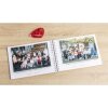 Exacompta 16029E Álbum de fotos encuadernado en espiral fotos de clase 50 páginas blancas marrón