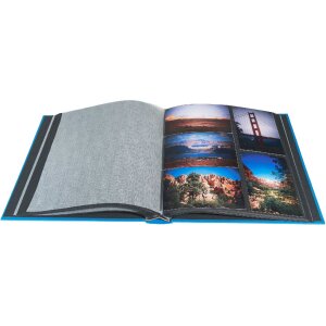 Exacompta álbum de fotos MILANO 29x32 cm 60 páginas azul