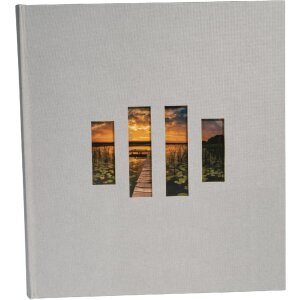 Exacompta álbum de fotos MILANO gris 29x32 cm 60...