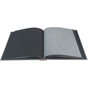 Exacompta álbum de fotos MILANO gris 29x32 cm 60 páginas negro