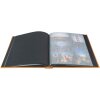 Exacompta álbum de fotos MILANO 29x32 cm 60 páginas negro naranja