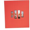 Exacompta álbum de fotos MILANO 29x32 cm 60 páginas negro rojo