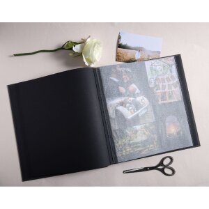 Exacompta 16078E Álbum de fotos 60 páginas negro 29x32 cm